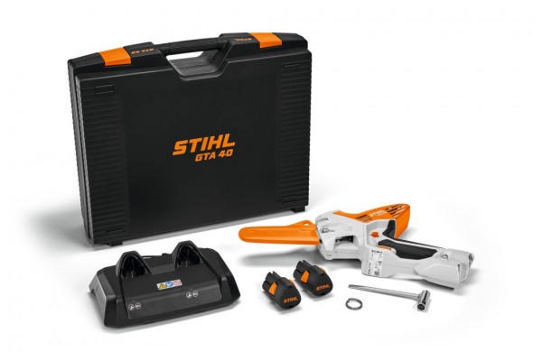 STIHL AKKU-Gehölzschneider GTA 40 Set mit 2x Akku AS 2 + Ladegerät AL 5-2 + Koffer